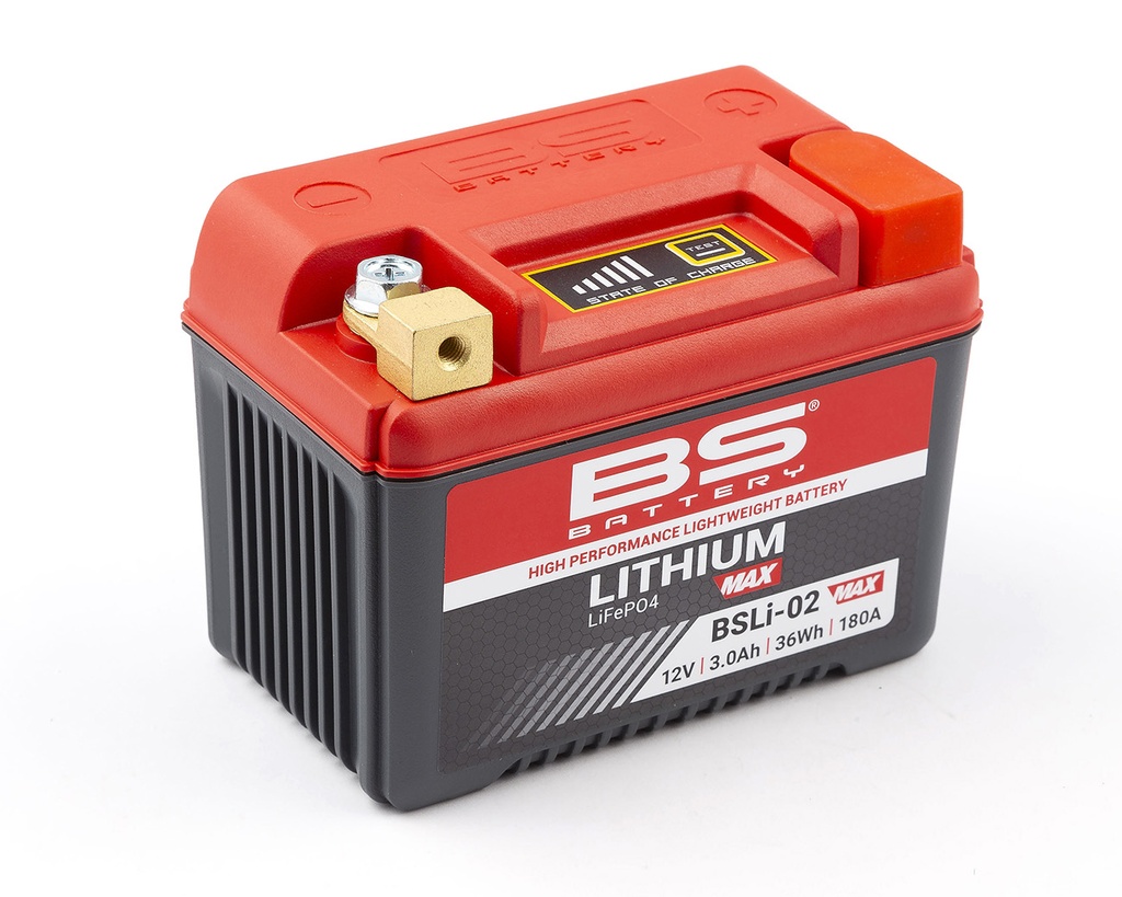 S3 High-Performance Lithium-ion Battery (12V, 180CCA)