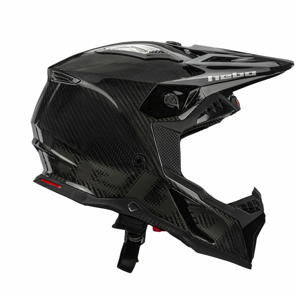 Hebo Enduro Race K3 Carbon Helmet (Black)