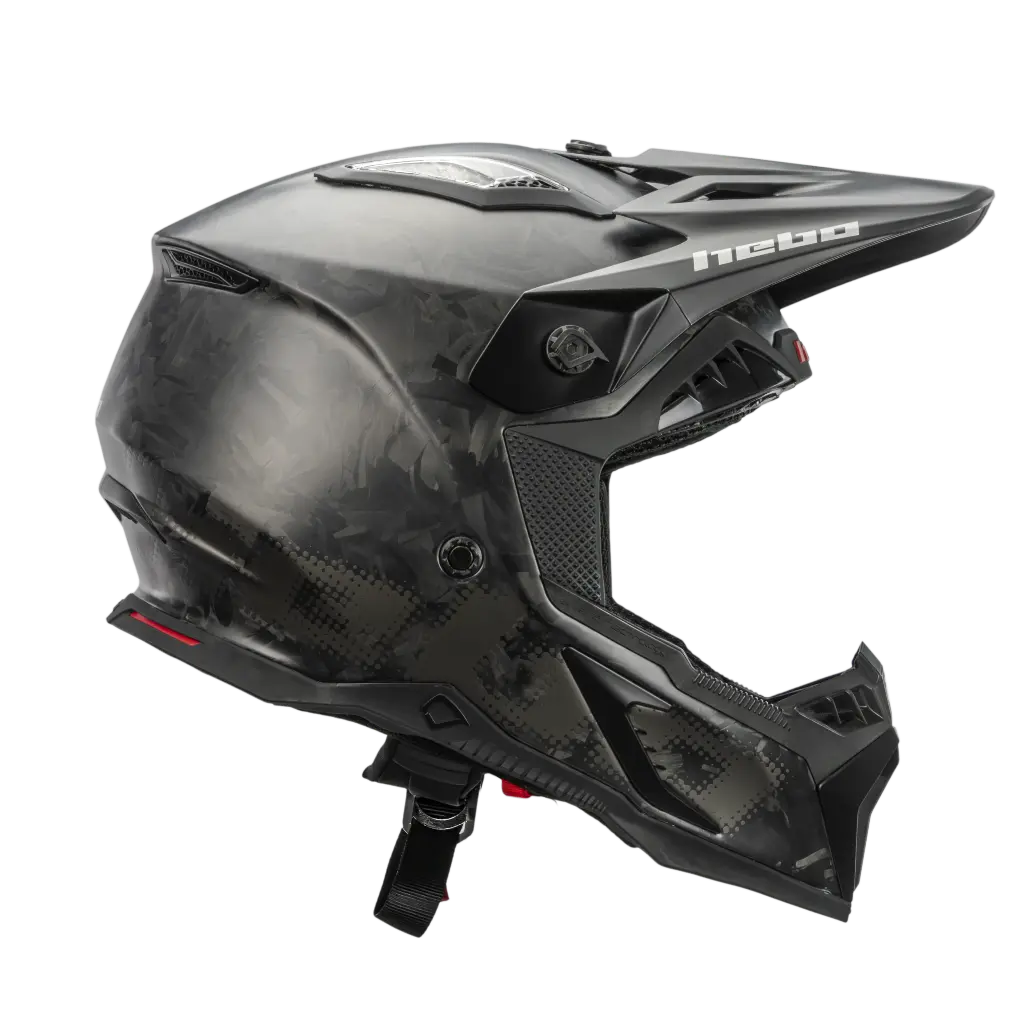 Hebo Enduro Race Helmet (Forged Carbon)