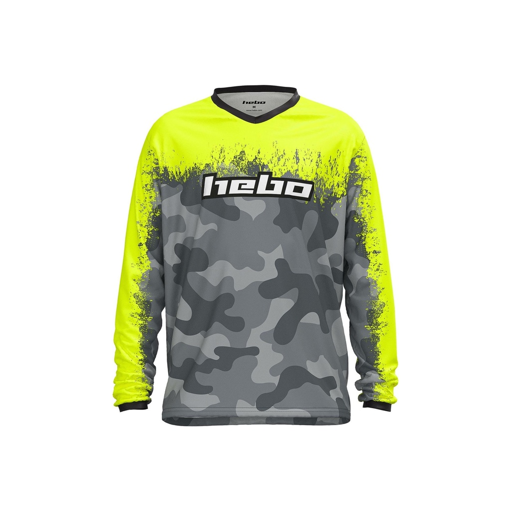Hebo Junior Phenix Enduro/MX Jersey with Lightweight Polyester Fabric
