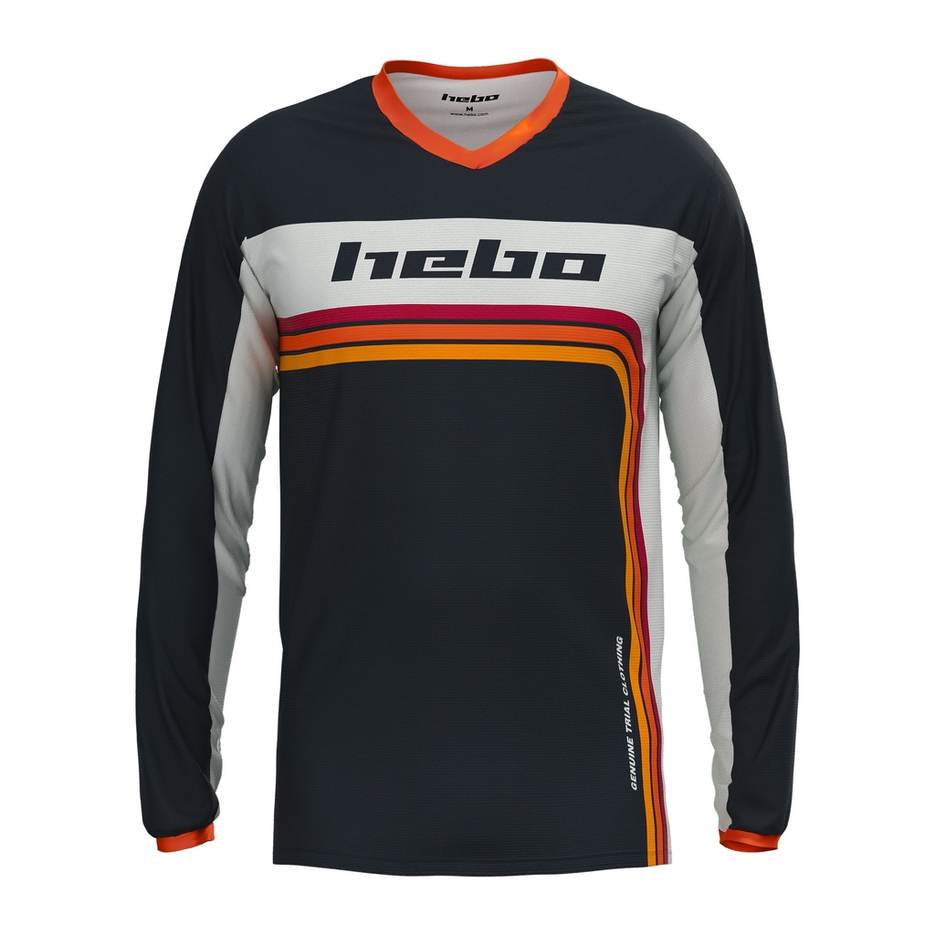 Hebo Retro Pro Trial Jersey (Black/Red)