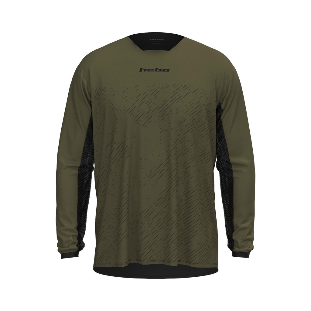 Hebo Scratch Xtrem High-Performance Enduro/MX Technical Jersey (Khaki)