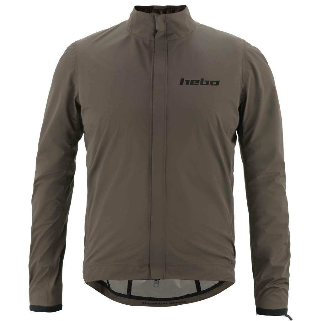 Hebo Tech Jacket with Triple Layer Waterproof Stretch Fabric (Taupe)