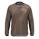 Hebo Tech Jersey with Breathable Lightweight Polyester Fabric (Taupe)