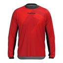 Hebo Tech Jersey with Breathable Lightweight Polyester Fabric (Red)