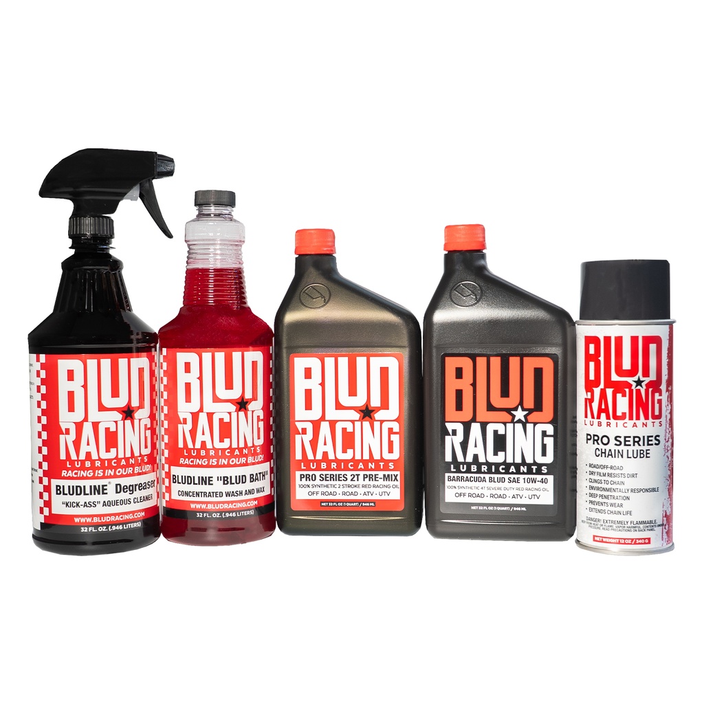 2-Stroke Maintenance & Starter Kit | 5-Piece Set Featuring Blud Lubricants