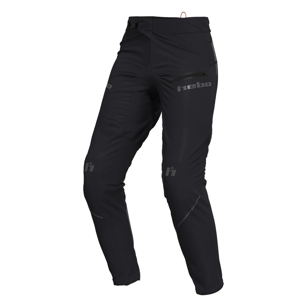 Hebo Tech Pants with Lightweight Durable Nylon Fabric (Black)