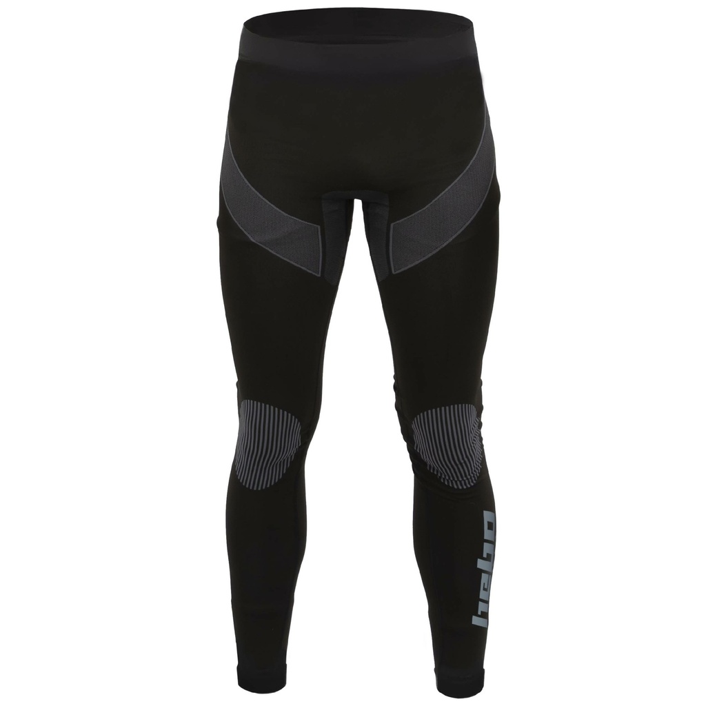 Hebo Thermal Pants with Thermoregulable Moisture-Wicking Fabric (Black)