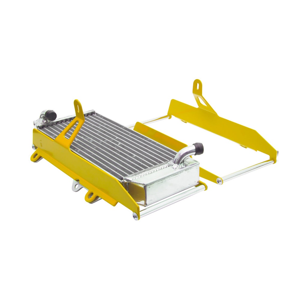 Aluminum Trail Radiator Guard for AJP PR7 650 Adventure Bikes (Yellow)