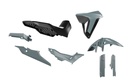 RTech Complete Plastic Kit for Honda Transalp 750 Models (2023 to 2025) - 7 PCS - (Quantum Grey / Black)