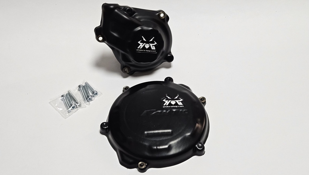 Enduro Hog Shock Resistant Clutch & Ignition Cover Set - Fantic XE 300 Models (2023+)  
