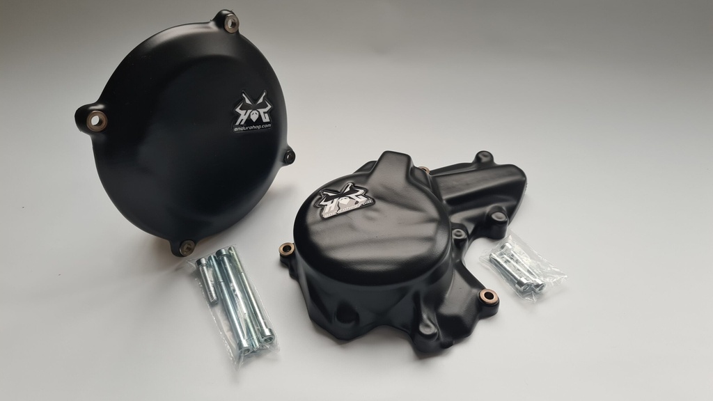 Enduro Hog Shock Resistant Clutch & Ignition Cover Set - Sherco SEF 250/300 Models (2024+)  