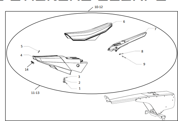 EM Escape Plastics Support without Stickers for Factor-e (2025)