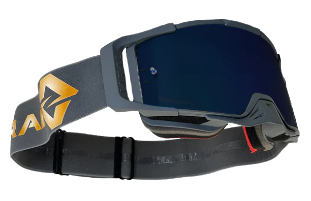 Viral Brand Signature Series Pro MX Goggles with Smoked Lens (Black Gold)
