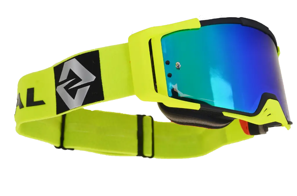 Viral Brand Signature Series Pro MX Goggle with Revo Lens (Neon)