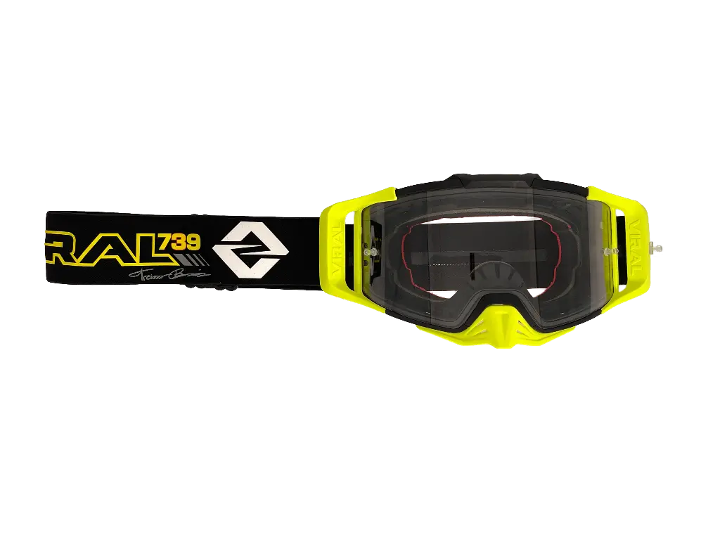 Viral Brand Signature Plus Series MX Goggle with Clear Lens (TB739)
