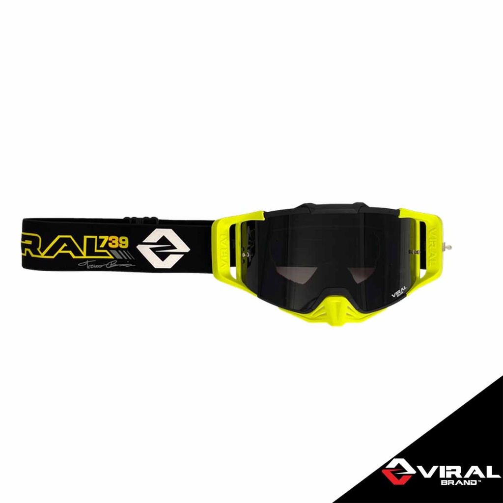 Viral Brand Signature Series Fixed Face Goggle with Smoked Lens (TB739) (Limited Stock)