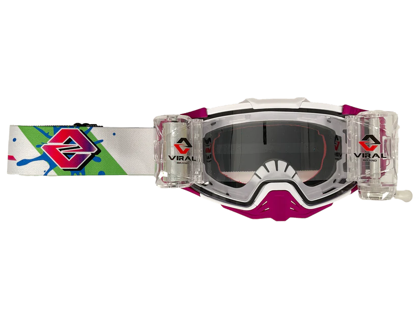 Viral Brand Signature + Series Goggle with Roll-Off Lens (RETRO)