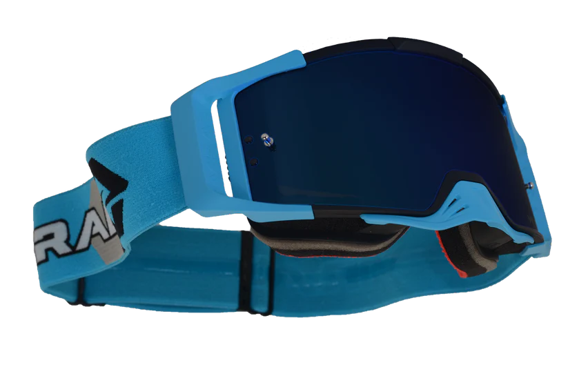 Viral Brand Signature + Series Goggle with Smoked Fixed Lens (Cyan)