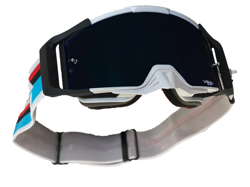 Viral Brand Signature + Series Goggle with Smoked Fixed Lens (White)