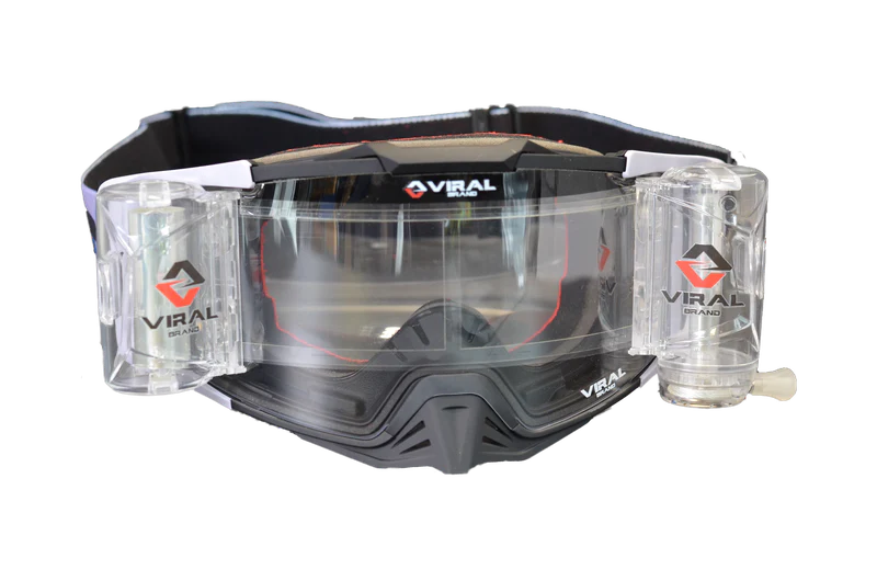 Viral Brand Signature + Series Goggle with Roll-Off Lens (Blue Camo)