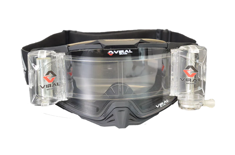 Viral Brand Signature + Series Goggle with Roll-Off Lens (Black)