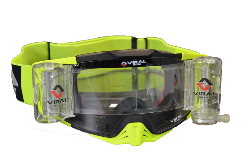 Viral Brand Signature + Series Goggle with Roll-Off Lens (Neon)