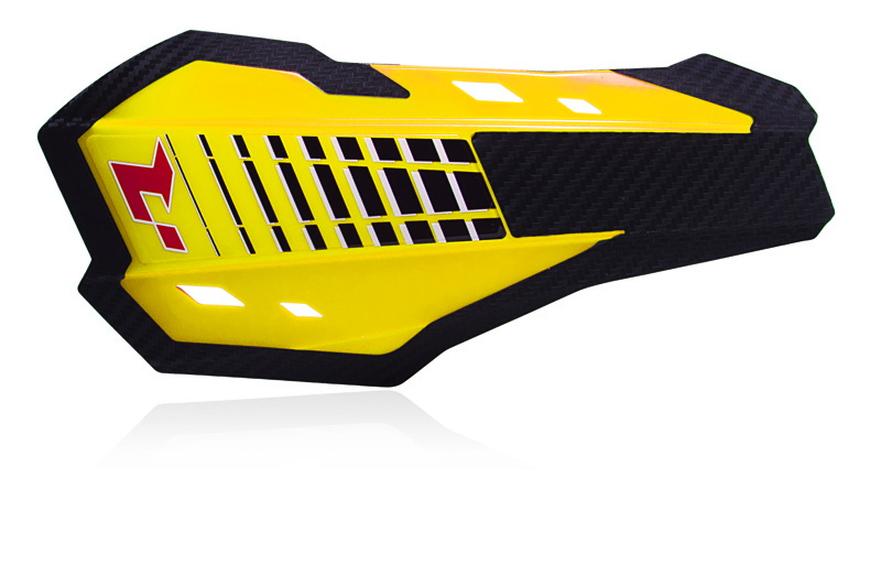 RTech Replacement Plastics for HP2 Handguards (Suzuki Yellow/Black)