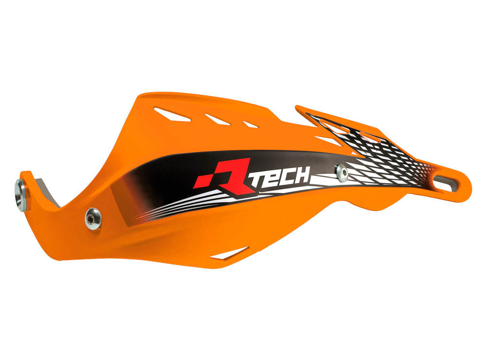 RTech Gladiator Aluminum Reinforced Handguards (No Mounting Kit) - (KTM Orange)