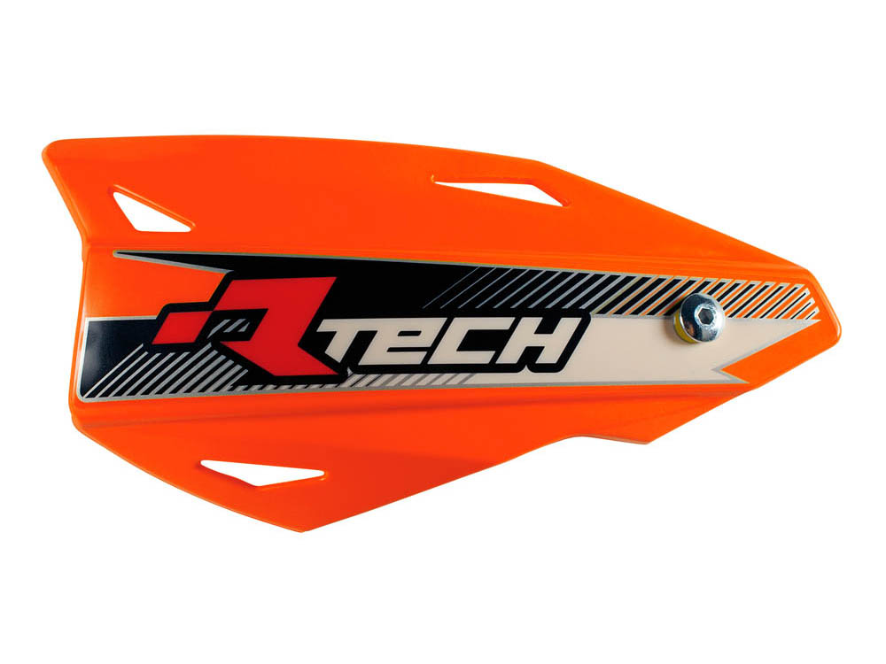 RTech Vertigo Handguards with Universal Mounting Kit (KTM Orange)