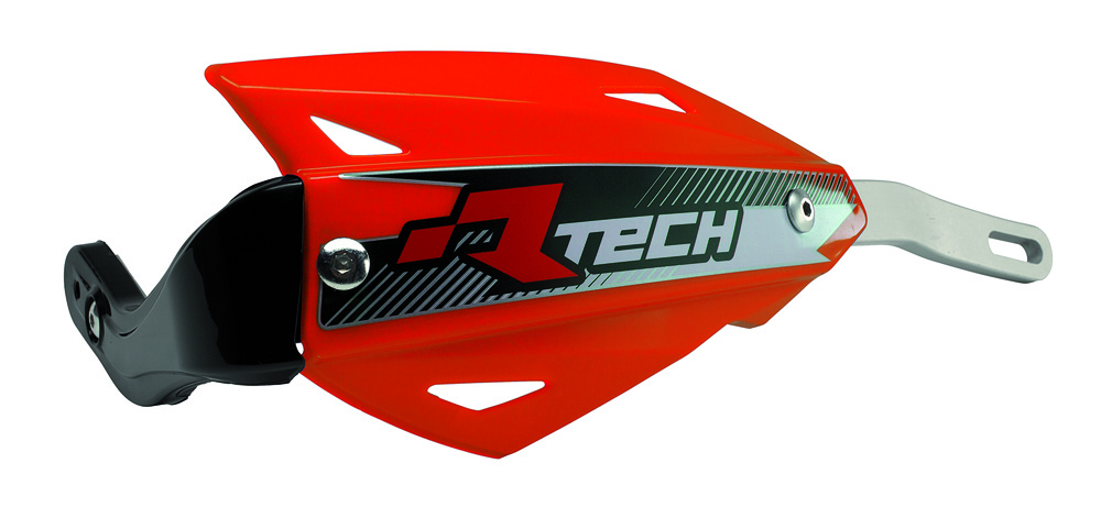 RTech Vertigo Handguards with Aluminum Reinforcement (Neon Orange) 