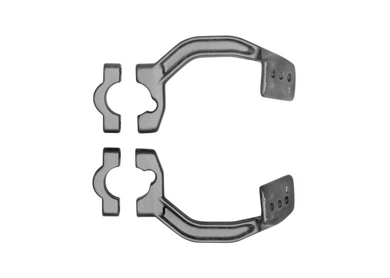 RTech Forged Aluminum Mounting Kit for Dual Evo, Vertigo, and FLX Handguards (Silver)