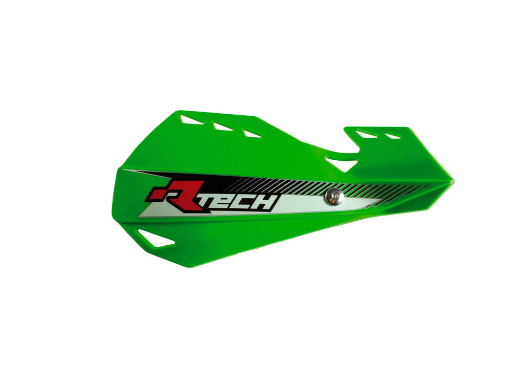 RTech Dual Evo Handguards with Universal Mounting Kit (KX Green)