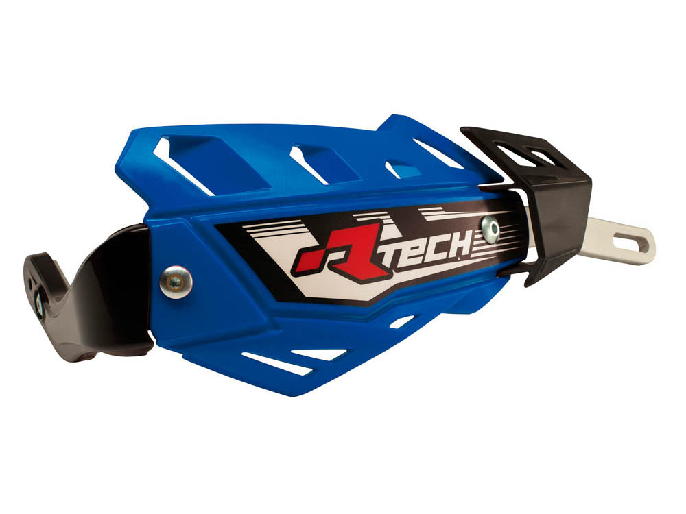 RTech FLX Handguards with Aluminum Reinforcement for Yamaha Bikes (2019-2025) - (YZF Blue) 