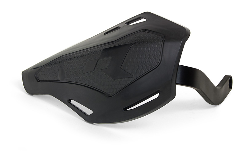 RTech HP1 Handguards with Aluminum Reinforcement and Universal Mounting Kit (Matte Black / Black)