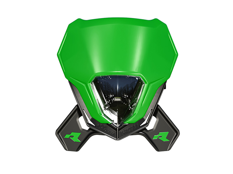 RTech V-Face 2.0 Headlight Mask (KX Green)