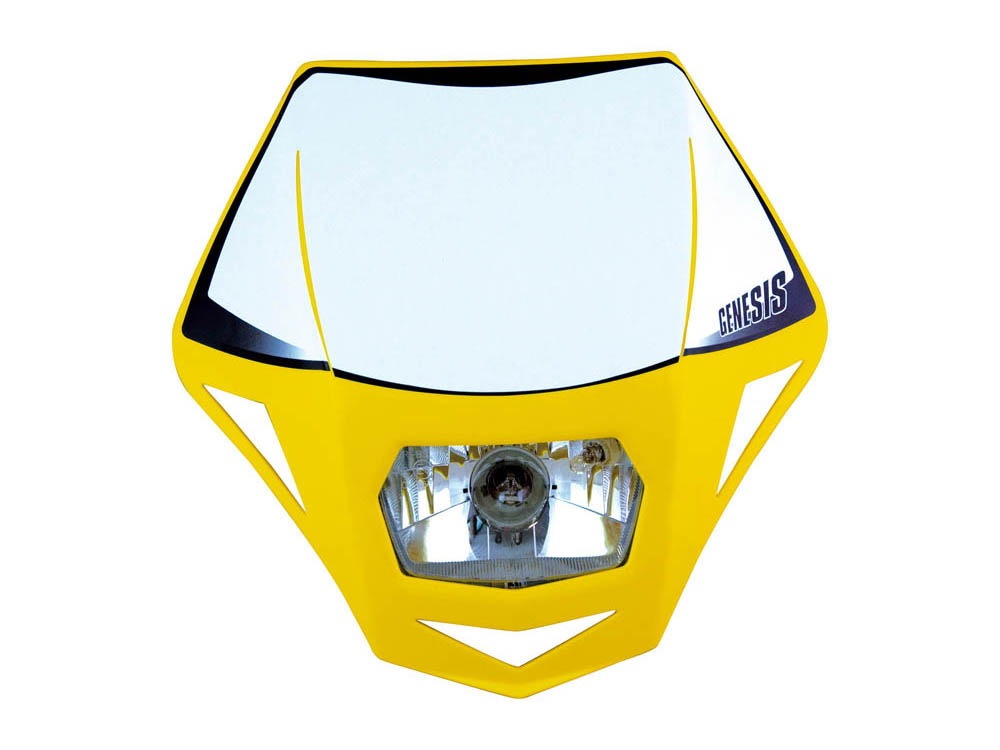 RTech Genesis Mask and Headlight (RMZ Yellow)