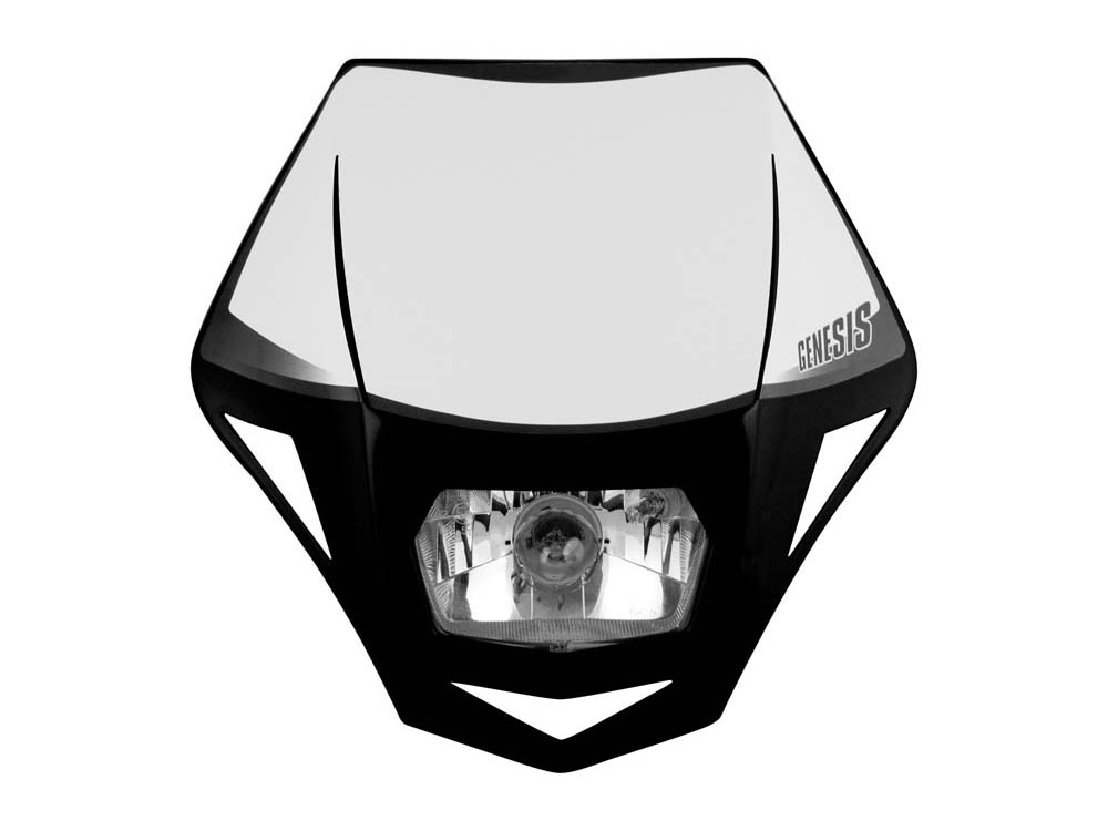 RTech Genesis Mask and Headlight (Black)