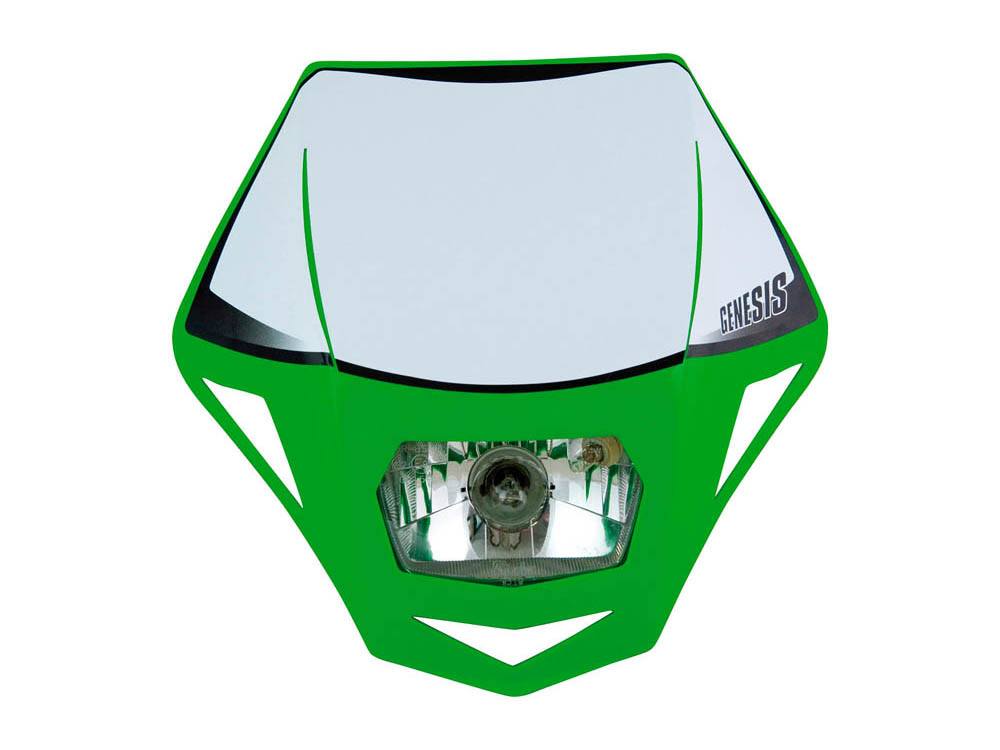 RTech Genesis Mask and Headlight (KX Green)