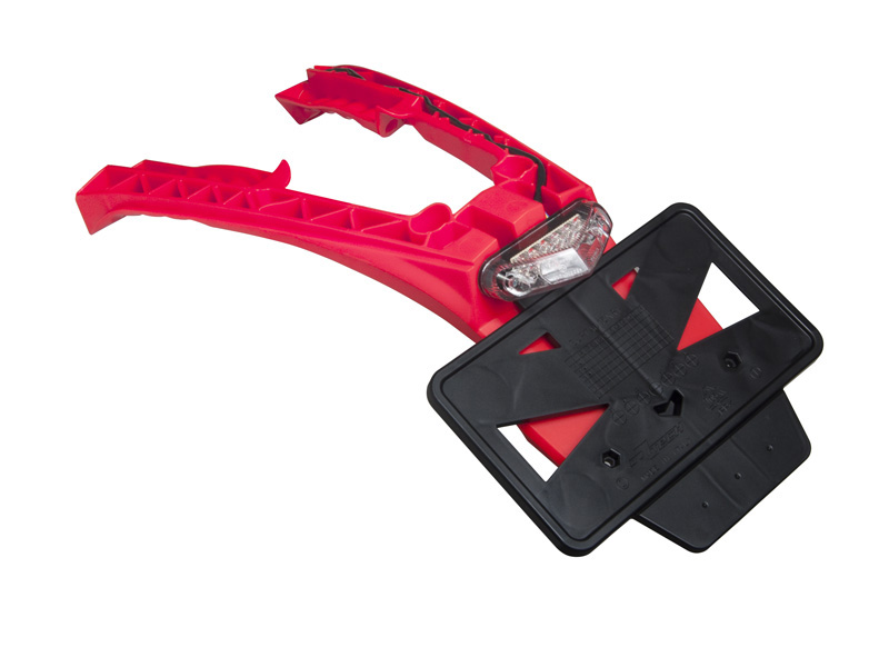 RTech Integra License Plate Holder with LED Taillight for Beta RR Bikes - USA Version - (2020-2024) - (Beta Red) 