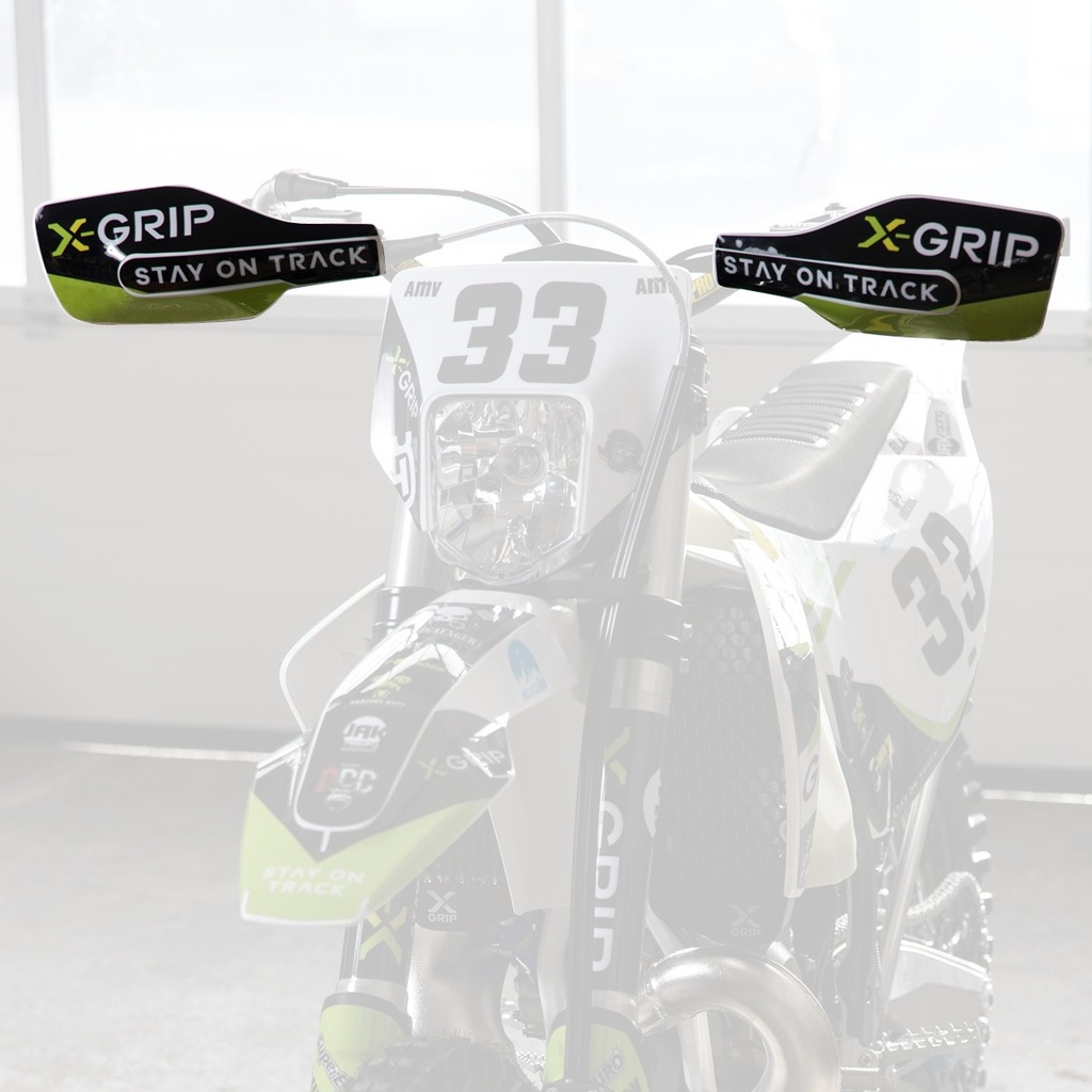 X-Grip Handguard Stickers for Husqvarna Bikes (2017-2019) - Pair