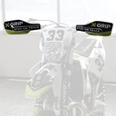 X-Grip Handguard Stickers for Husqvarna Bikes (2017-2019) - Pair