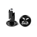 X-GRIP Handlebar End Caps - (Black)  