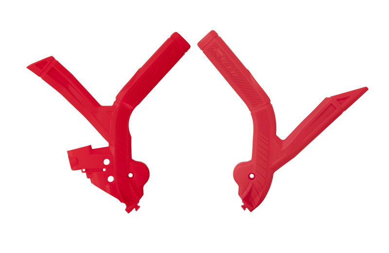 RTech Bi-Material Frame Protectors for Beta RR Bikes (2024) - (Beta Red)