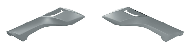 RTech Radiator Scoops for SUR-RON Ultra Bee Bikes (2023-2024) - (Quantum Grey)