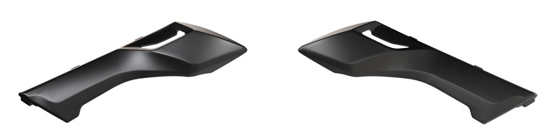 RTech Radiator Shrouds for SUR-RON Ultra Bee Bikes (2023-2025) - (Black)