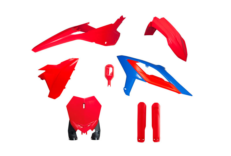 RTech Plastic Kit for Beta RX Bikes (2023-2024) - 6 PCS - (Beta Red/Blue/Black) 