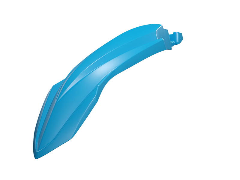 RTech Front-Half High Fender for Yamaha T7 Bikes (2019-2025) - (Light Blue)