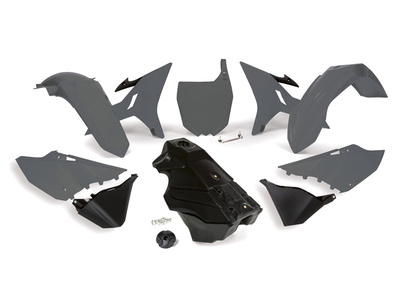 RTech Revolution Plastic Kit for Yamaha Bikes (2002-2022) - 7 PCS - (Quantum Grey)