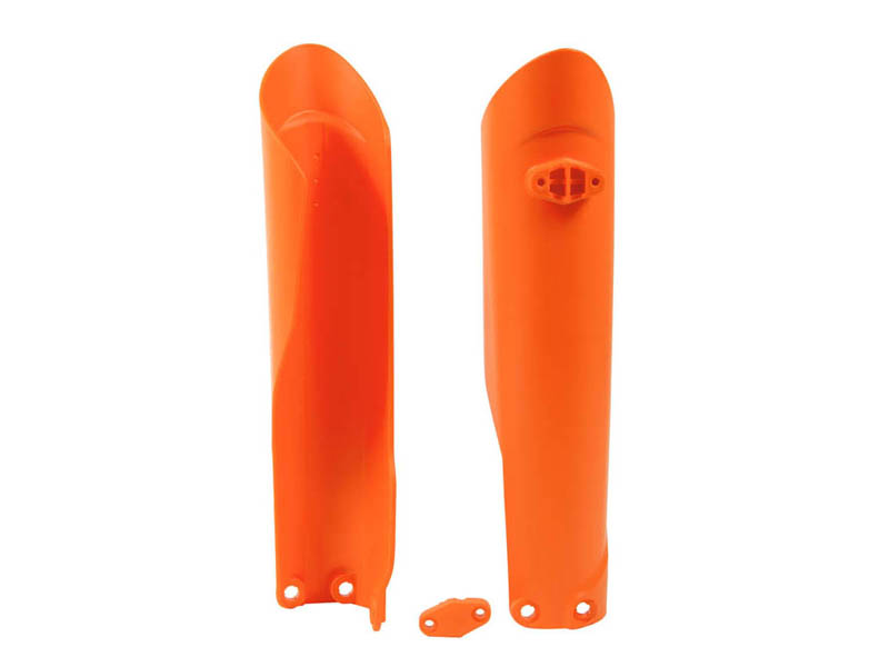 RTech Fork Protectors for GasGas, KTM, and Husqvarna Bikes (2021-2023) - (KTM Orange)